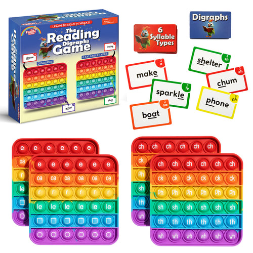"Reading Digraphs Game - Engaging educational toy for babies to enhance early literacy skills."