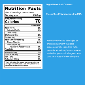 Freeze Dried Red Currant