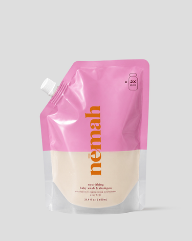Nēmah Nourishing Baby Wash & Shampoo Refill plant-derived