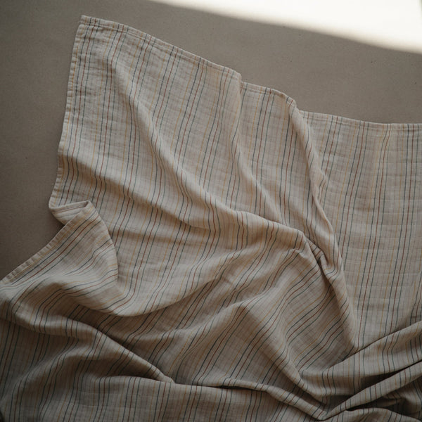 Mushie Organic Cotton Muslin Swaddle Blanket extra soft