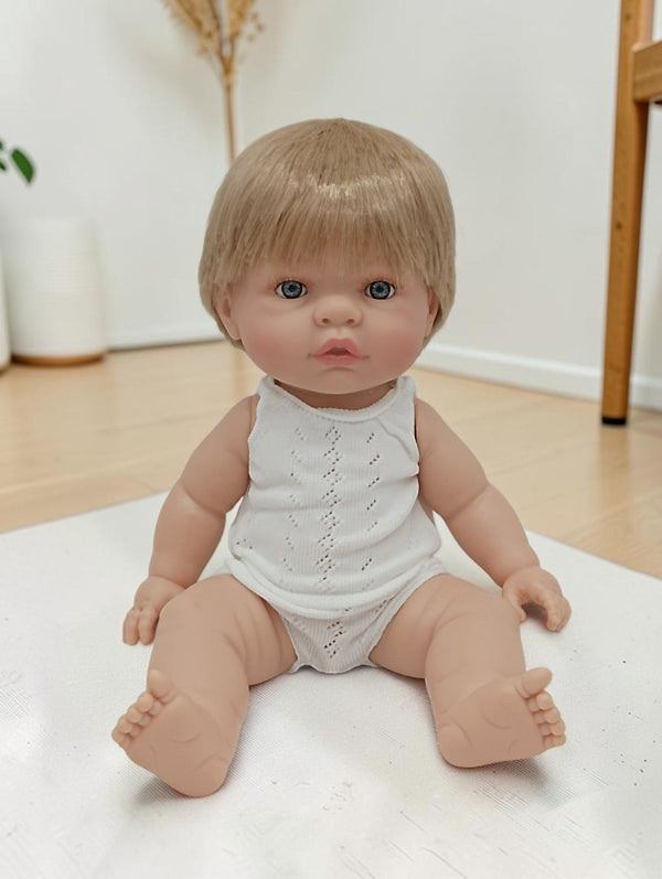 Bebenita 14" Baby Boy Doll - Rhodes | Unscented & Fully Clothed (Arriving Soon)