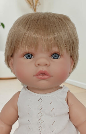 Bebenita 14" Baby Boy Doll - Rhodes | Unscented & Fully Clothed