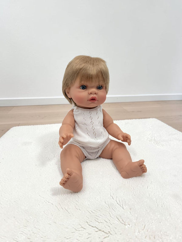 Bebenita 14" Baby Boy Doll - Rhodes | Unscented & Fully Clothed