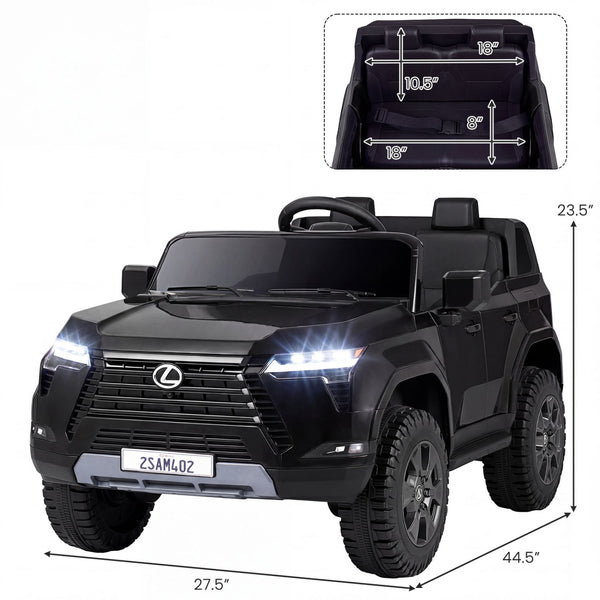 Ride on Car 24V 4WD Licensed LEXUS GX550 Electric Vehicle with Remote for Boys Girls Aged 3+
