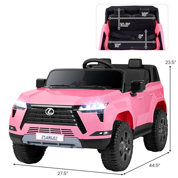 Ride on Car 24V 4WD Licensed LEXUS GX550 Electric Vehicle with Remote for Boys Girls Aged 3+