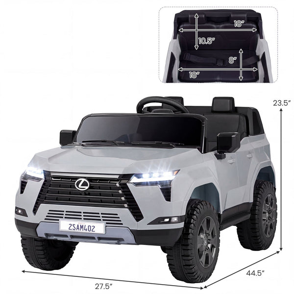 Ride on Car 24V 4WD Licensed LEXUS GX550 Electric Vehicle with Remote for Boys Girls Aged 3+