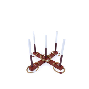 Ring Toss Game for Kids and Adult with 6 Rope Rings and Storage Bag
