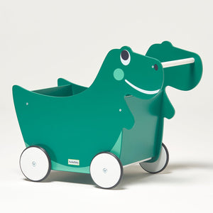 Push Toy and Toy Storage Toddler Dino