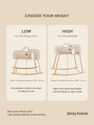 Rocking Stand for XL Baby Moses Basket