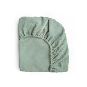 Mushie Mini Muslin Crib Sheet 100% Cotton Breathable