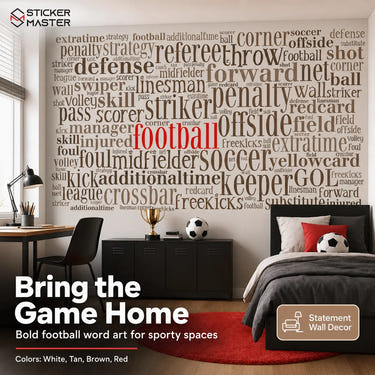 Football Word Cloud Wallpaper by Sticker Master