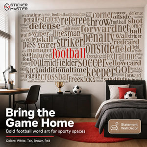 Football Word Cloud Wallpaper by Sticker Master