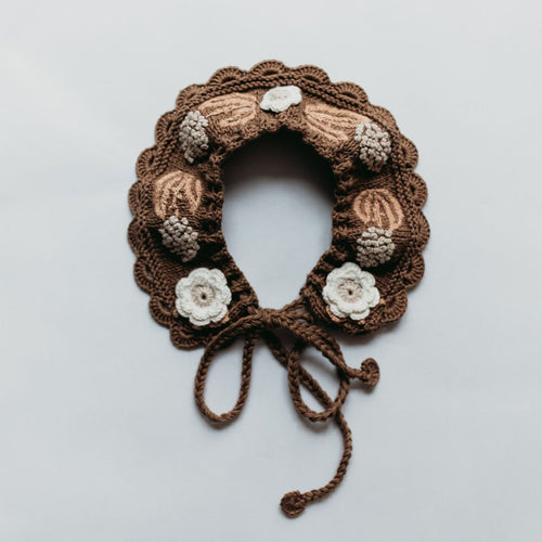 Rose Embroidered Collar - In Stock