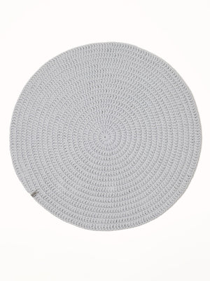 Round plain rug