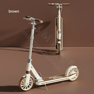 Foldable Kick Scooter for Kids & Adults – 2-Wheel Scooter