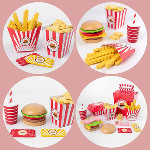 Burgers and Fries Toy Set for Children