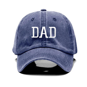 Embroidered Cotton Baseball Cap MOM and DAD