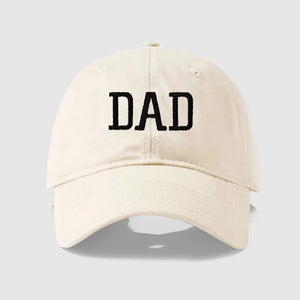 Embroidered Cotton Baseball Cap MOM and DAD