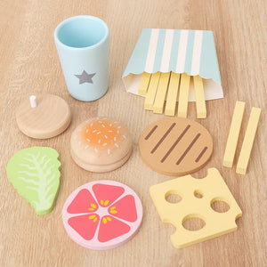 Wooden Pretend Play Food for Children Multivariant