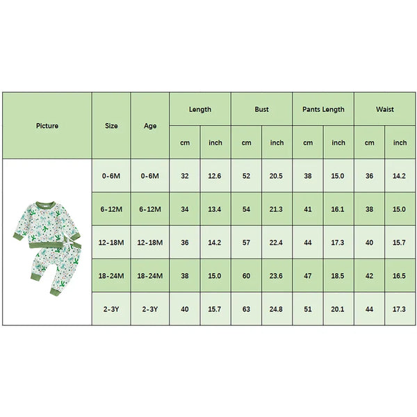 Baby Toddler Girls 2Pcs St. Patrick's Day Outfit Long Sleeve O Neck Bow Clover Shamrock Print Top Pants Jogger Set