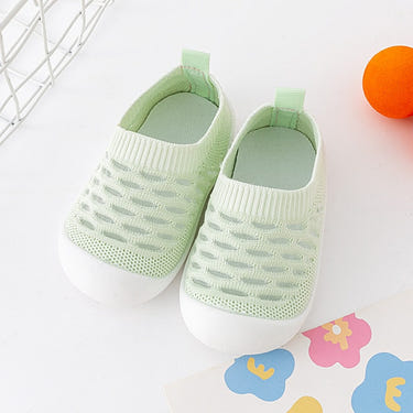 Green baby first walkers - perfect shoes for your little one's first steps.