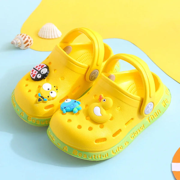 Kids Rubber Jelly Clogs – Fun & Comfy (1–6 Years)