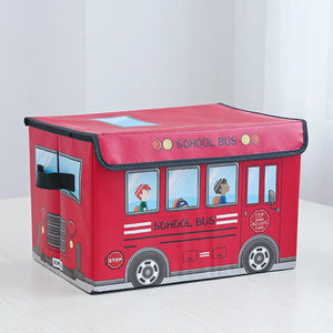 Storage Box with Lid "School Bus" Multivariant