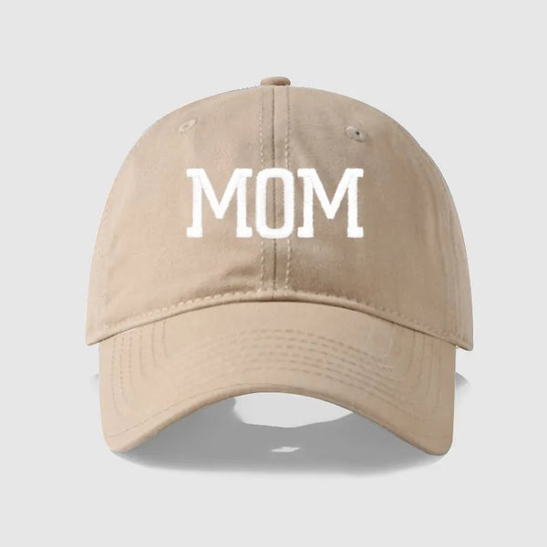 Embroidered Cotton Baseball Cap MOM and DAD