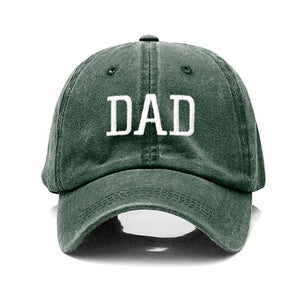 Embroidered Cotton Baseball Cap MOM and DAD