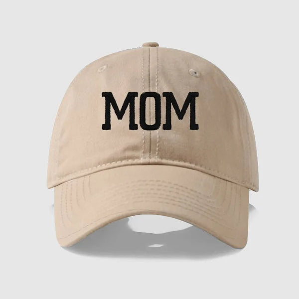 Embroidered Cotton Baseball Cap MOM and DAD