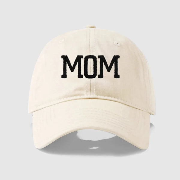 Embroidered Cotton Baseball Cap MOM and DAD
