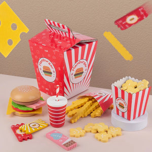 Burgers and Fries Toy Set for Children