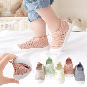 Pink baby first walkers from angle 8, perfect for little ones taking their first steps in style.