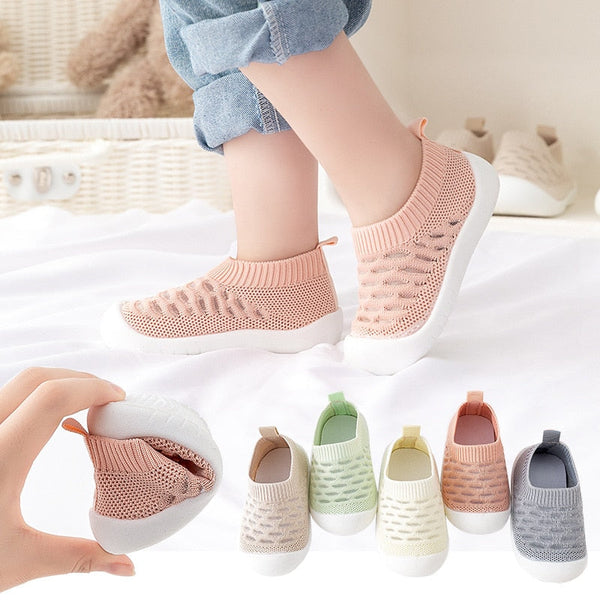 Pink baby first walkers from angle 8, perfect for little ones taking their first steps in style.