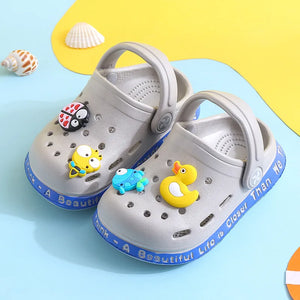 Kids Rubber Jelly Clogs – Fun & Comfy (1–6 Years)