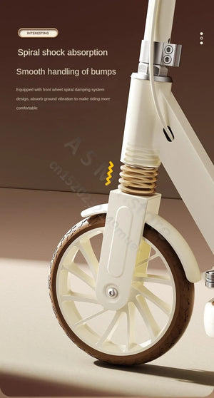 Foldable Kick Scooter for Kids & Adults – 2-Wheel Scooter
