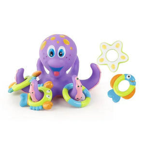 Bath Toy Floating Octopus with Rings