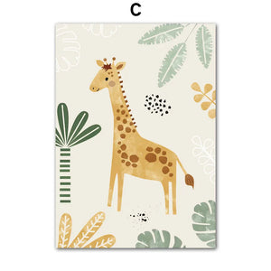 Decorative Picture "Jungle Animals" Multivariant