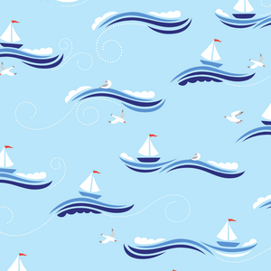 Cape Cod Sailboat Two-Piece Set
