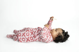 Valentine's Day XOXO Bamboo Newborn Lovey Small Blanket