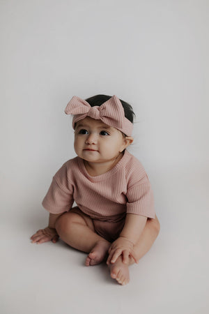 Rose Waffle Headband