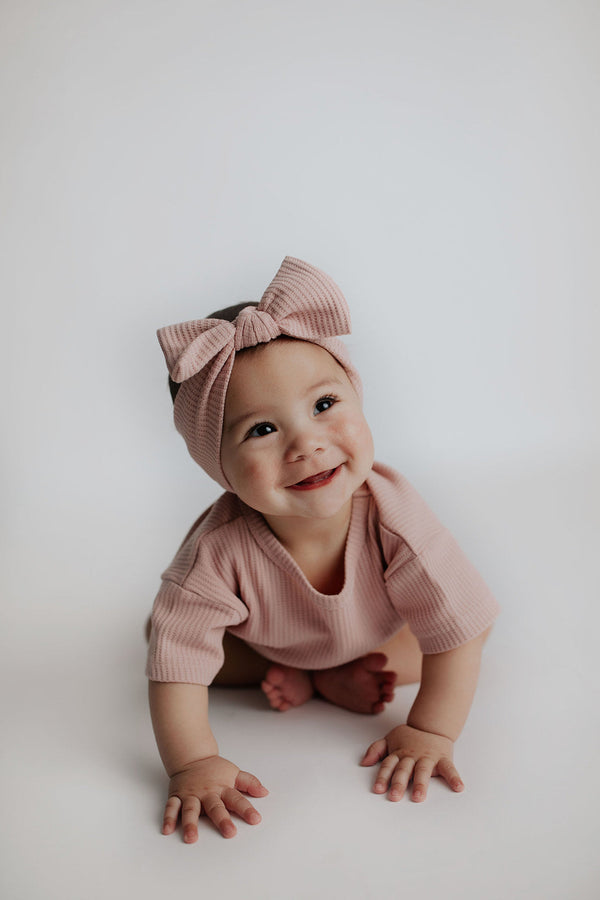 Rose Waffle Headband