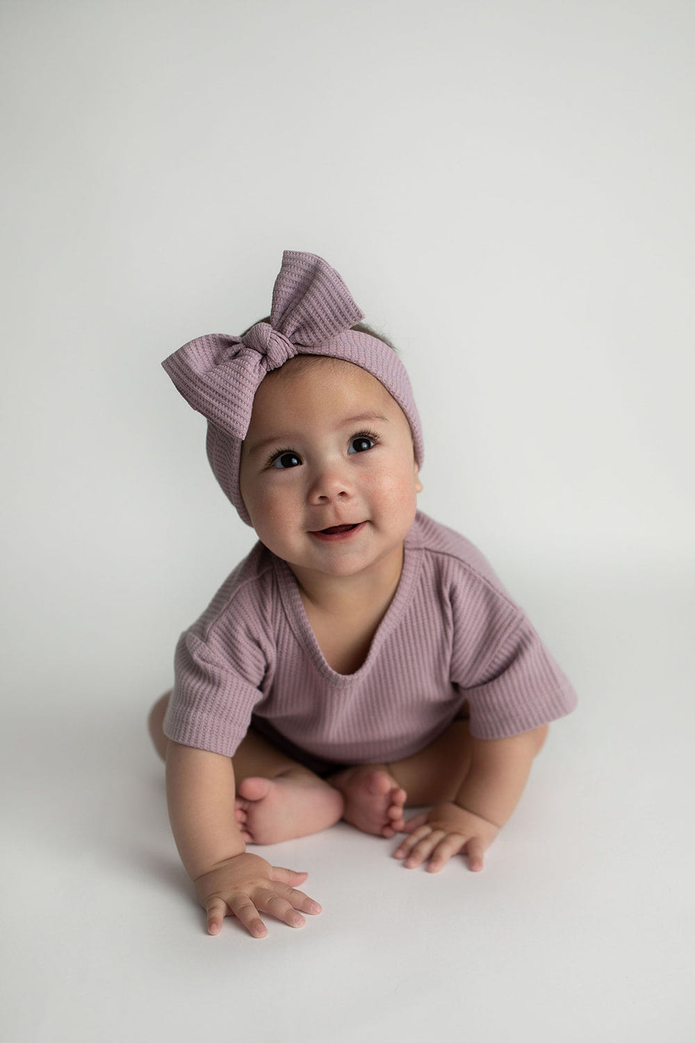 Wild Orchid Waffle Headband