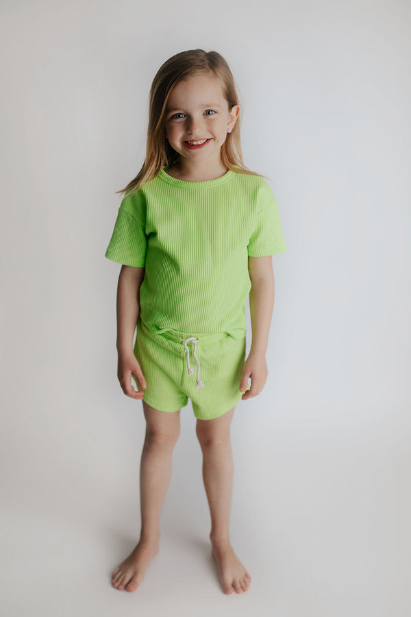 Lime Green Waffle Set