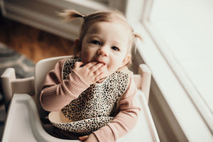 Leopard Silicone Baby Bib