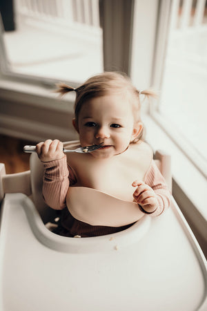 Sugar Cookie Silicone Bib with Crumb Catcher