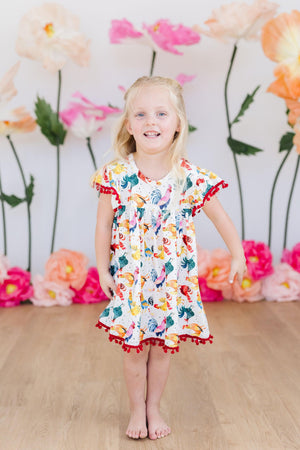 Rooster Pom Pom Dress