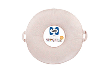 Sealy Children's Floor Cushion in Pink Floral - Comfortable and stylish seating for kids.