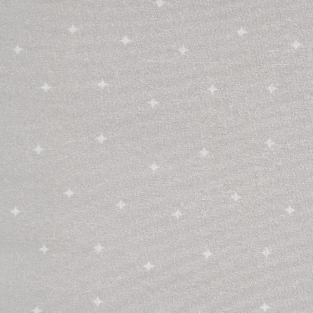 Sealy Pouf in Gray and Dot pattern - stylish and comfortable baby product for any nursery.