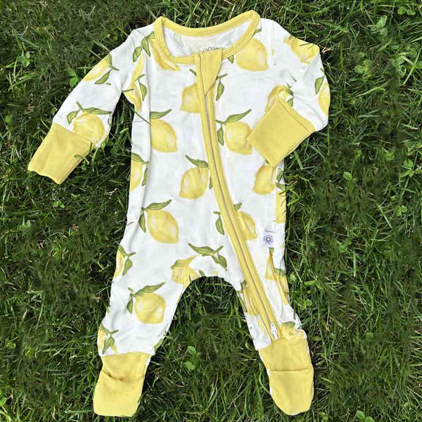 Lemon Bamboo Onesie